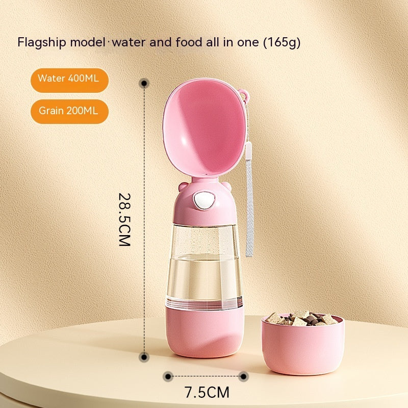 Portable Water Bottle and Food Container
