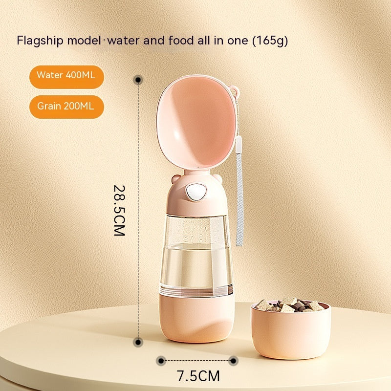 Portable Water Bottle and Food Container