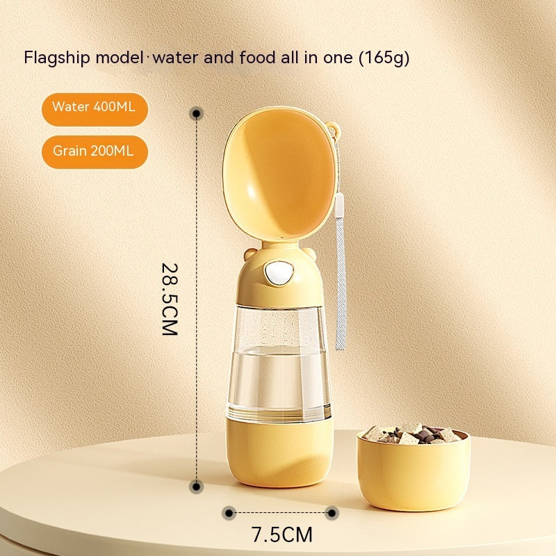 Portable Water Bottle and Food Container